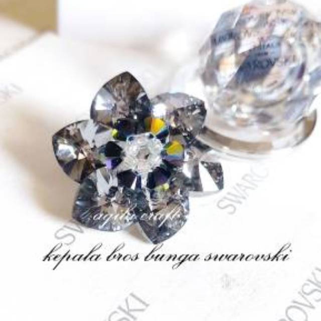 KEPALA SWAROVSKI BUNGA / BROS BUNGA SWAROVSKI ORIGINAL