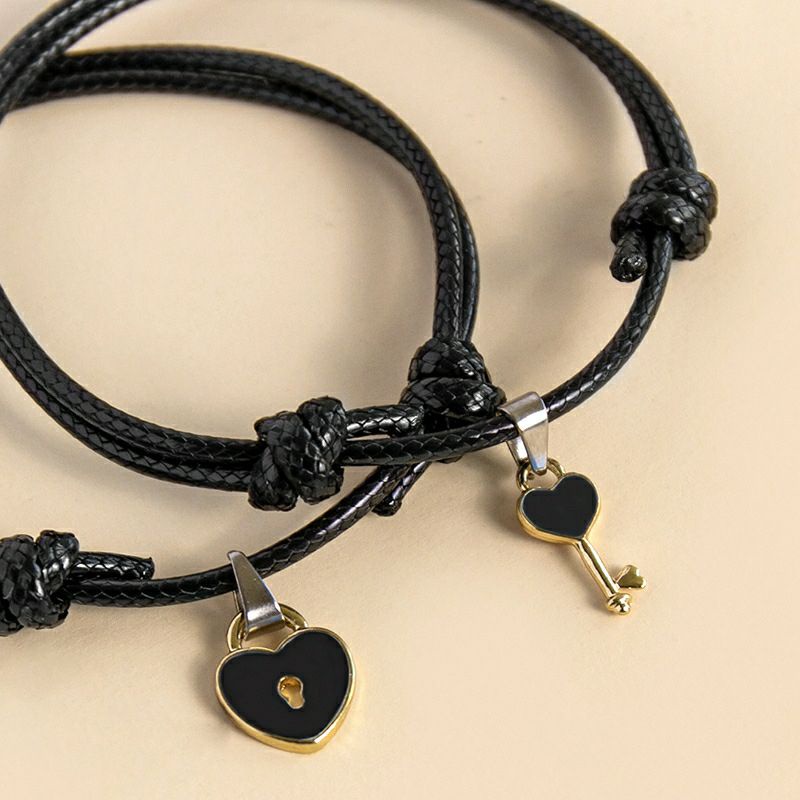 Gelang Couple Kunci Gembok (2PC) KeyChain/ Gelang Viral