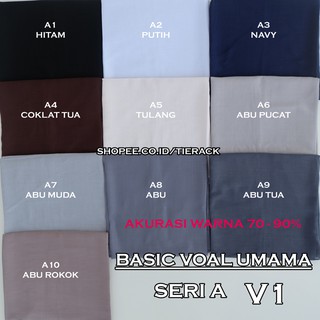 BASIC VOAL UMAMA PART1 Scarf Jilbab Hijab Kerudung 