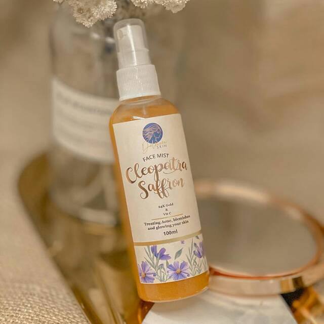[DIST RESMI | FREE CERMIN] Cleopatra Saffron Face Mist by Delmora Skin