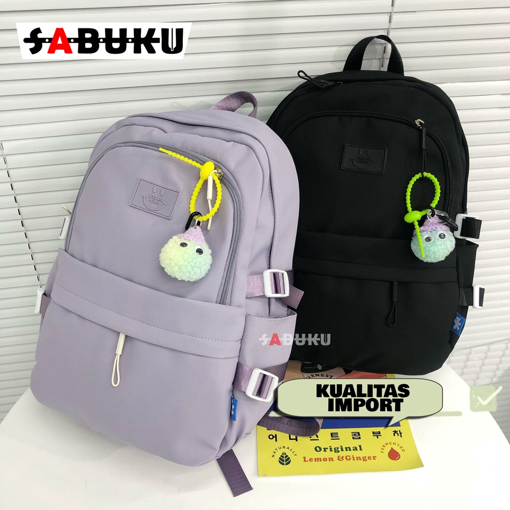 Tas Sekolah Anak Sekolah SD SMP SMA Tas Ransel Punggung Gendong pria Wanita Korea Style Tas Backpack Fashion Multifungsi -248