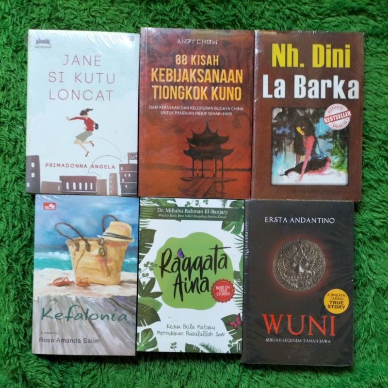 ORIGINAL NOVEL JANE SI KUTU LONCAT, 88 KISAH KEBIJAKSANAAN TIONGKOK KUNO, NH. DINI LA BARKA, KEFALON