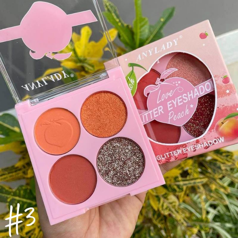 PROMO!!!EYESHADOW LOVE GLITTER PEACH ANY LADY 790