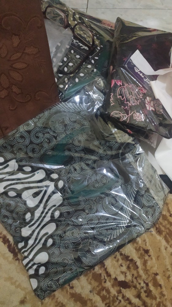 Bswart Batik Hrb026 Kenongo  Hem Pendek Padi Pekalongan M L Xl Batik