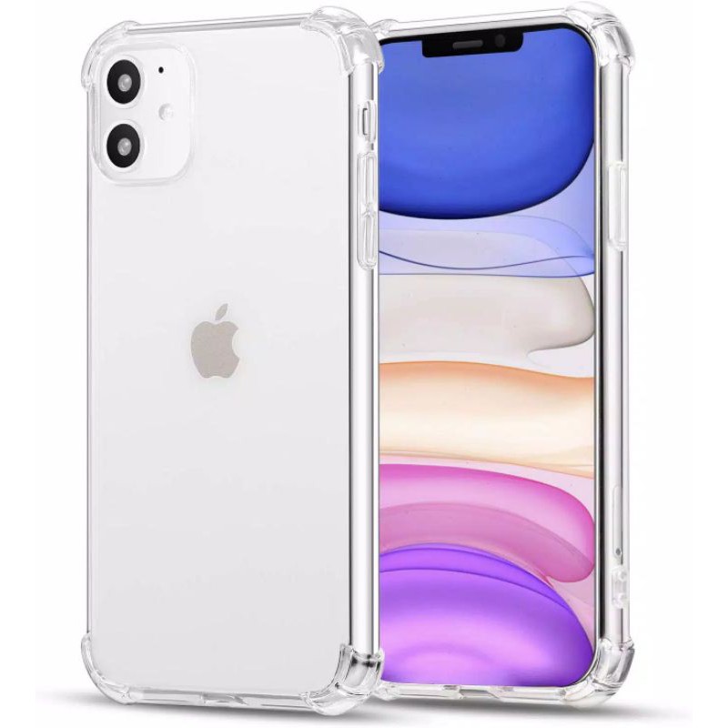 Anticrack iphone 12 12 Mini 12 Pro 12 pro Max Silikon Case Jelly Bening Transparan