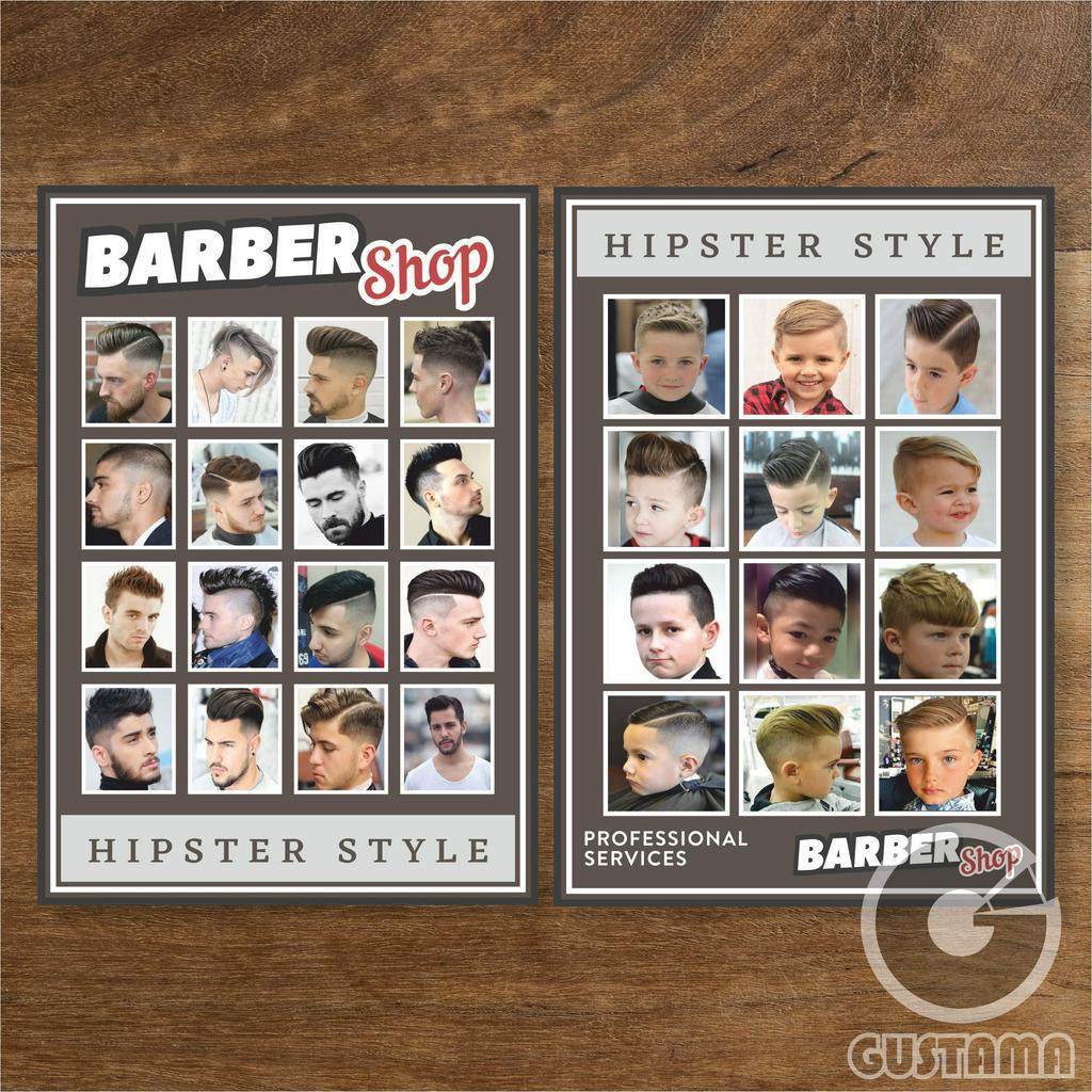 

Poster Model Rambut, Hair Style, Gaya Rambut Hiasan Barber Shop A3