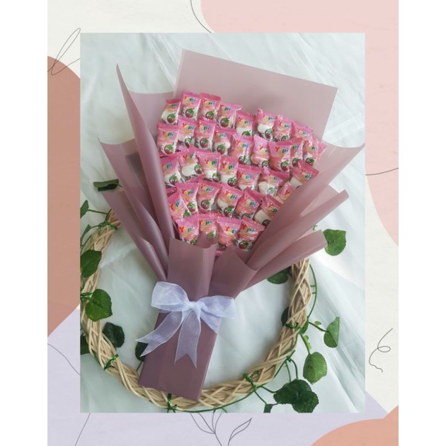 Exp Lama (COD) TERMURAH] BUKET PEREMEN YUPI/ BUCKET YUPI/ BOUQUET PERMEN/ KADO ULANG TAHUN/ WISUDA/