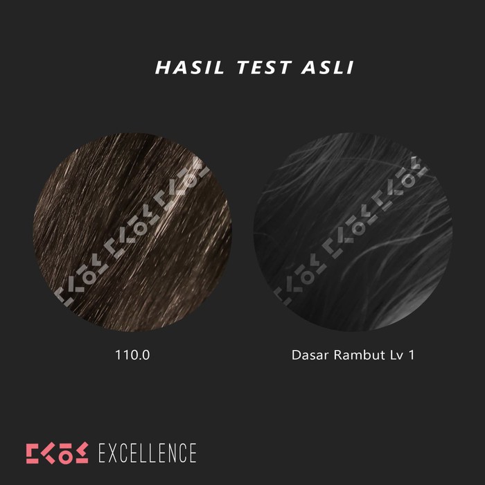 EXCELLENCE 110.0 hair color cream / cat rambut brown cokelat daily