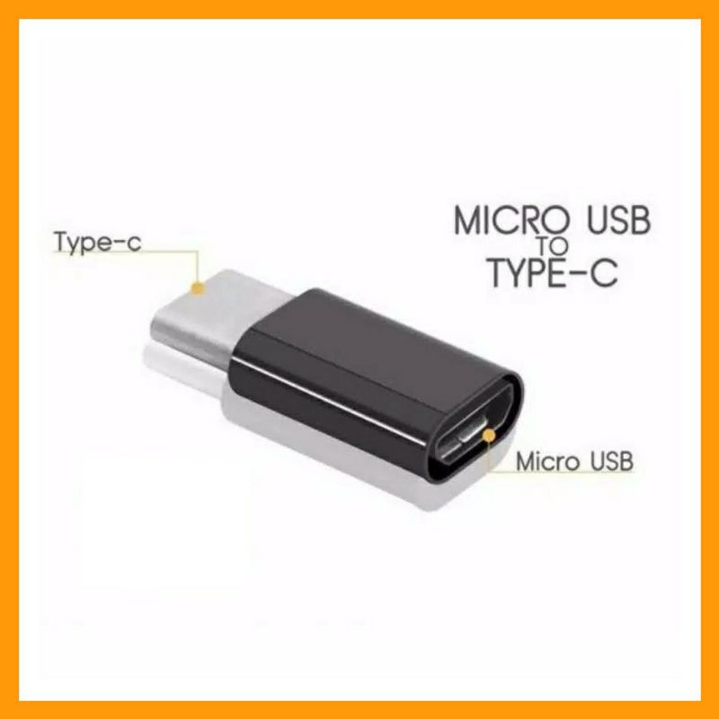 Konektor Micro USB Sambungan ke colokan type C Adepter tipe C Converter USB C