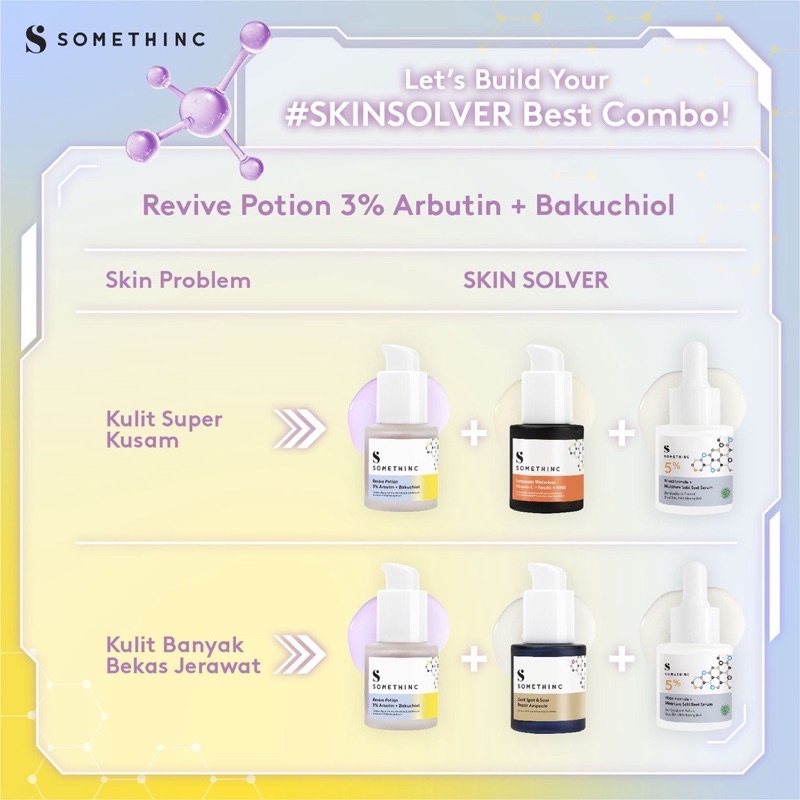 SOMETHINC Revive Potion 3% Arbutin + Bakuchiol Serum 20ml