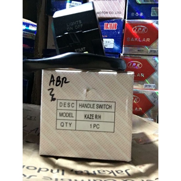 SAKLAR KANAN HOLDER KANAN RUMAH GAS KAWASAKI KAZE R KAZE