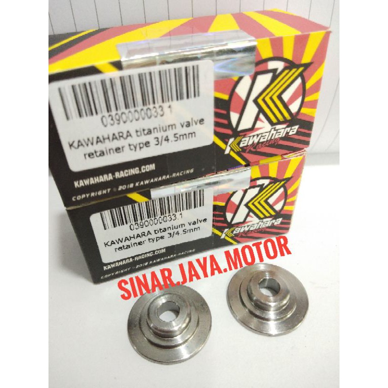 Retainer Titanium Valve Kawahara Batang 4.5mm Type 3 /4.5mm