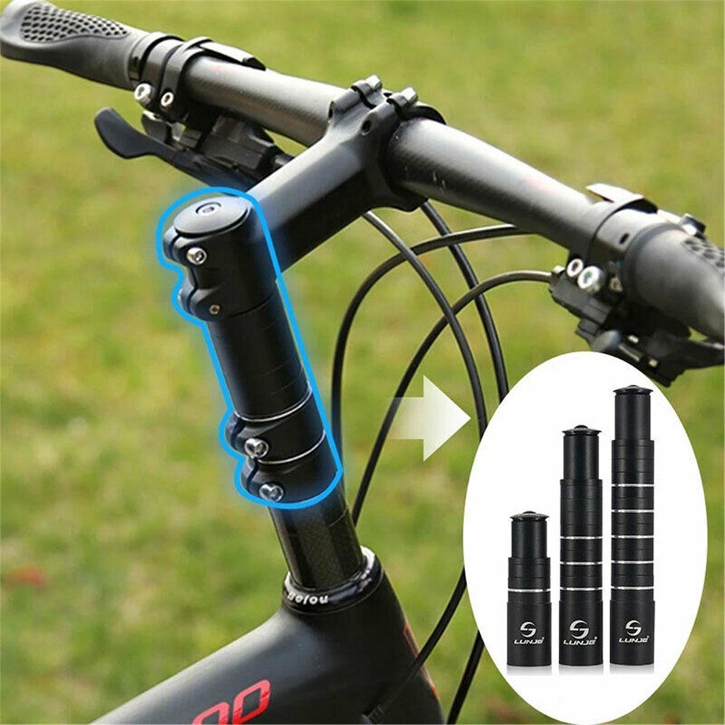 R-FLOWER Riser Batang Sepeda Bahan Aluminium Alloy Aksesoris Naik Stang Sepeda Gunung