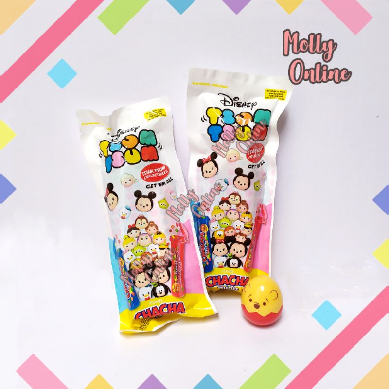 Delfi Chacha Chocolate Minis 2 Pack Surprise Toy Tsum Tsum Cokelat Warna Warni Topping
