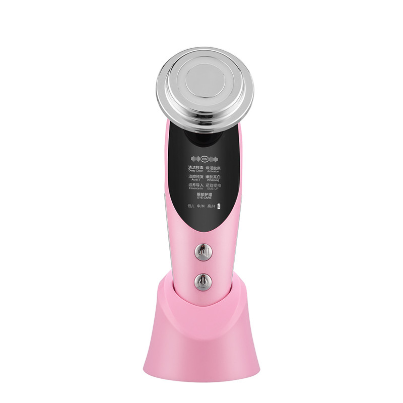 

CkeyiN 7 In 1 Facial LED Light Therapy Wrinkle Removal Skin Lifting Tightening Hot Treatment EMS Skin Care Beauty Machine
