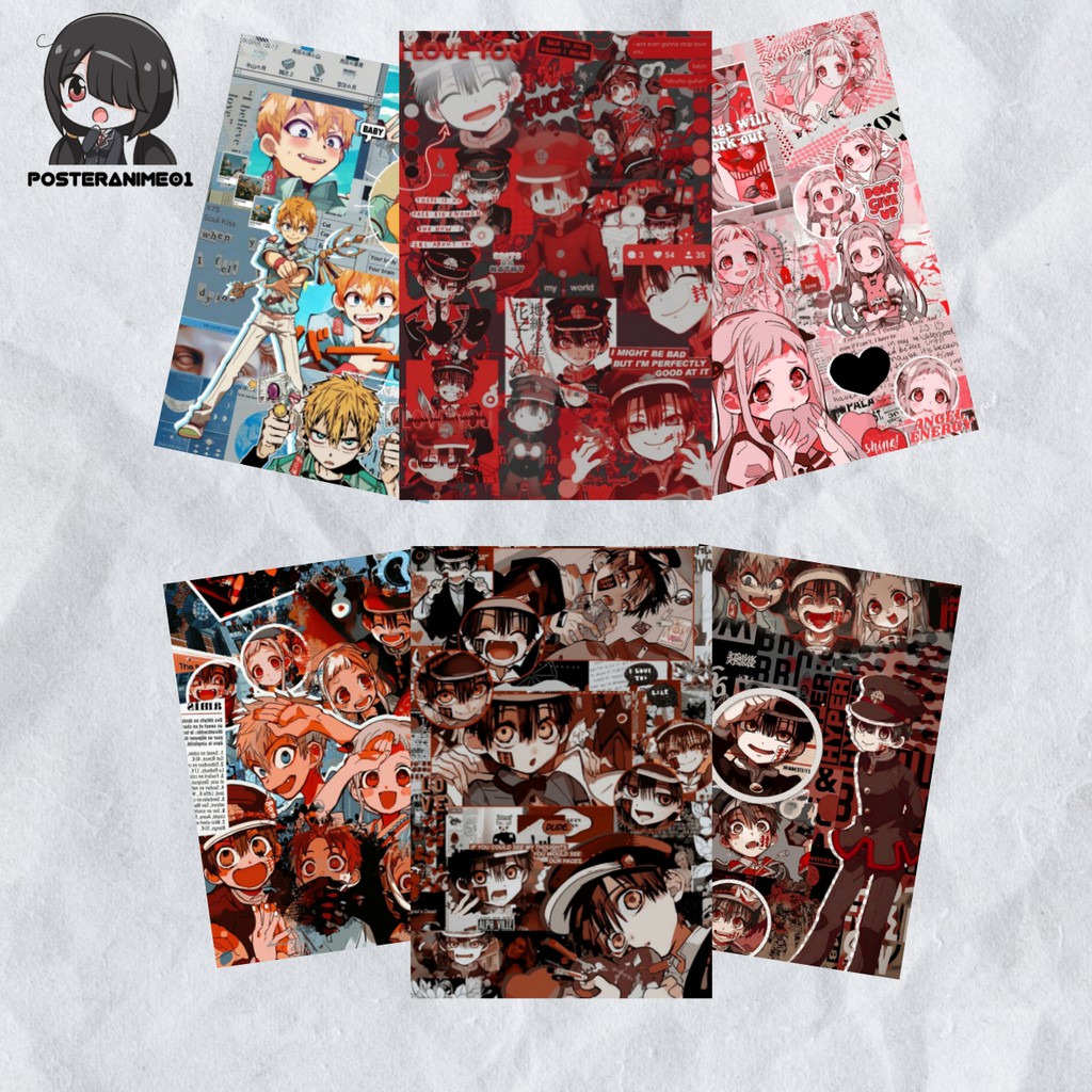 Poster Anime Aesthetic Jibaku Shounen Hanako-kun #2 | Poster Aesthetic Jibaku Shounen Hanako-kun