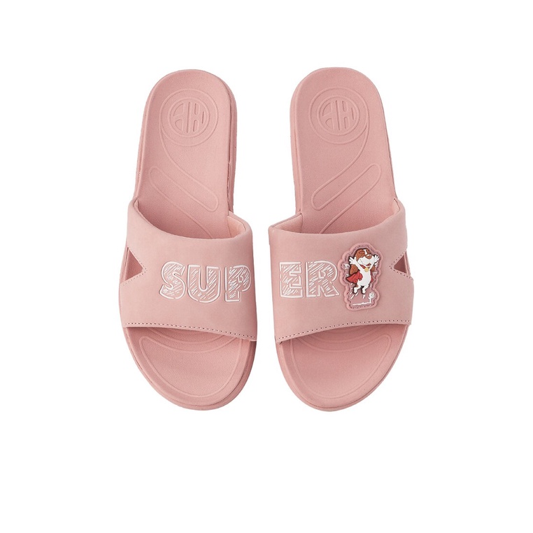 SANDAL SLIDE HUSH PUPPIES WANITA ORIGINAL CASUAL TERBARU PINK HW08