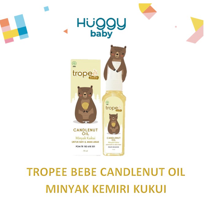 Tropee Bebe Candlenut Oil Minyak Kemiri Kukui 100ml