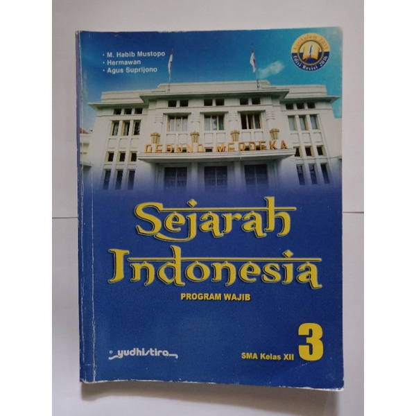 [penerbit Yudistira] buku Sejarah Indonesia program Wajib SMA kelas 12 edisi revisi 2016