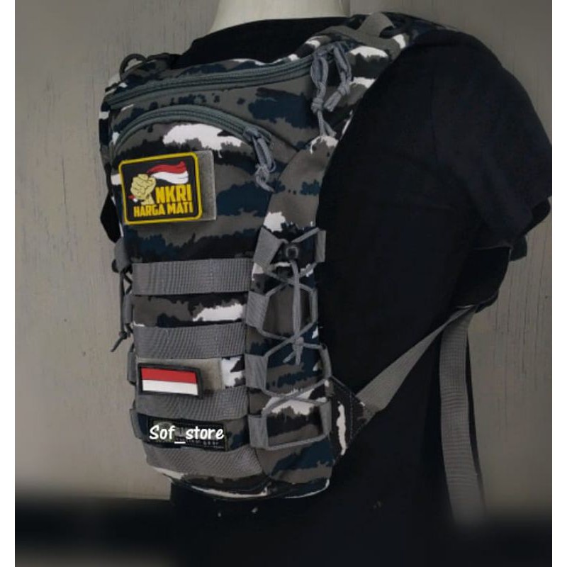 Tas sepeda Tas aksesoris sepeda Tas punggung Tas loreng Army