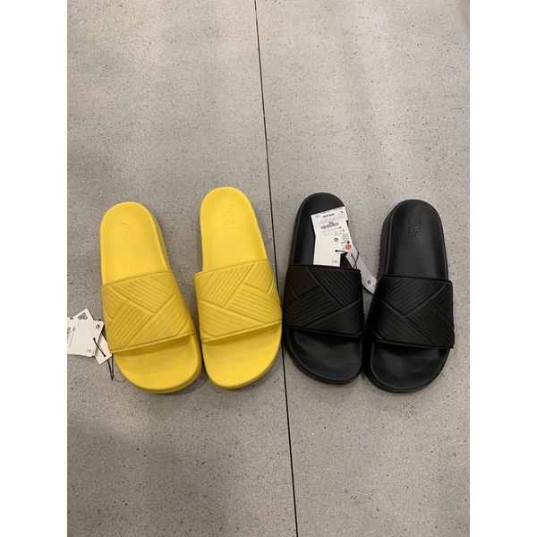 Sandal slip on / sandal slide cowok Zara sale
