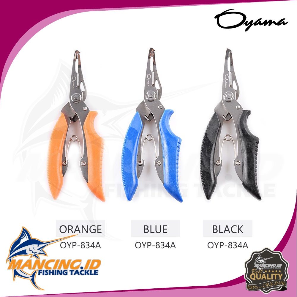 Oyama MULTI PLIER OYP-834A Tang Pancing Gunting Senar PE Split RIng