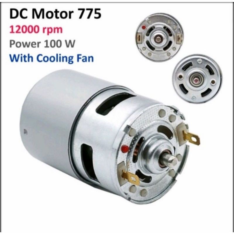 DINAMO DC 775 12V HIGH SPEED TORSI BESAR