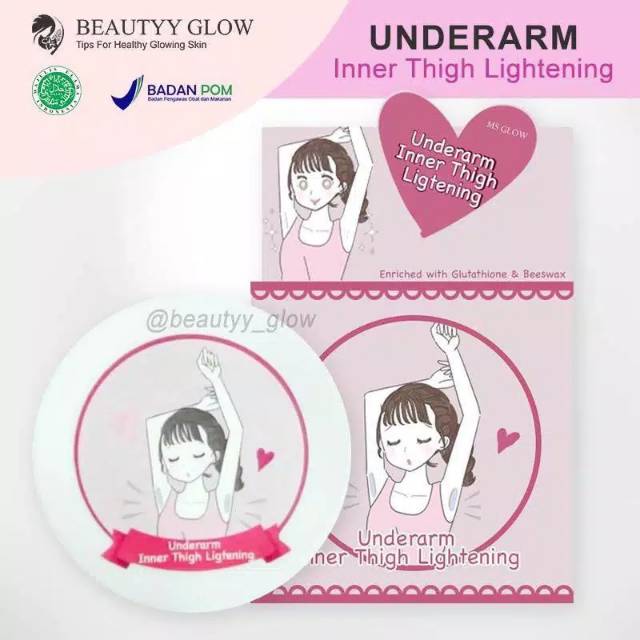 UNDERARM MS GLOW/CREAM PEMUTIH KETIAK MS GLOW