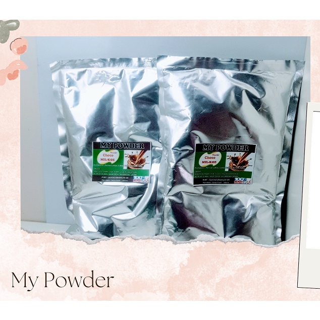 

Bubuk Minuman Rasa Choco Milkoe Powder drink My Powder choco milkoe 1 kg.