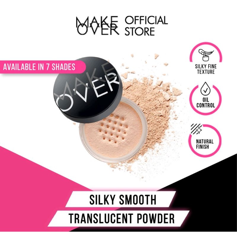 BEDAK TABUR MAKE OVER SILKY SMOOTH TRANSLUCENT POWDER SHADE Buttermilk ORIGINAL