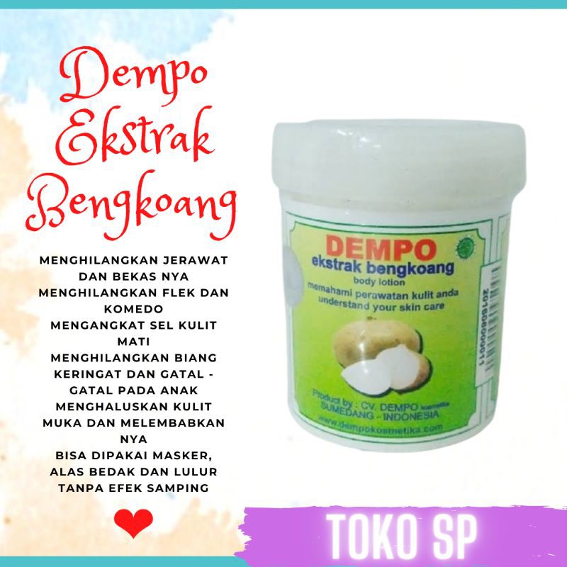 ❤️TOKO SP❤️ DEMPO EKSTRAK BENGKOANG / DEMPO BENGKOANG / CREAM DEMPO BENGKOANG