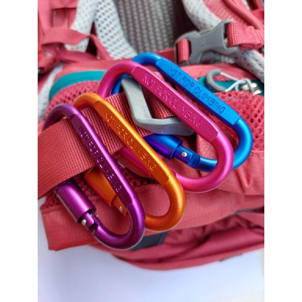 carabiner screw gantungan kunci assesories serba guna karabiner snap lock screw