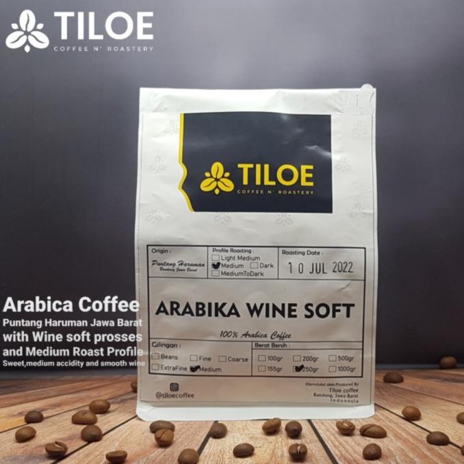

Kopi Arabika Wine puntang haruman Jawa barat bubuk/biji specialty 250g