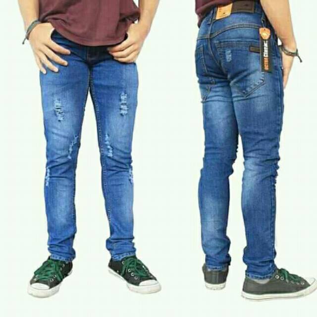 

Pensil strit sobek biru wash