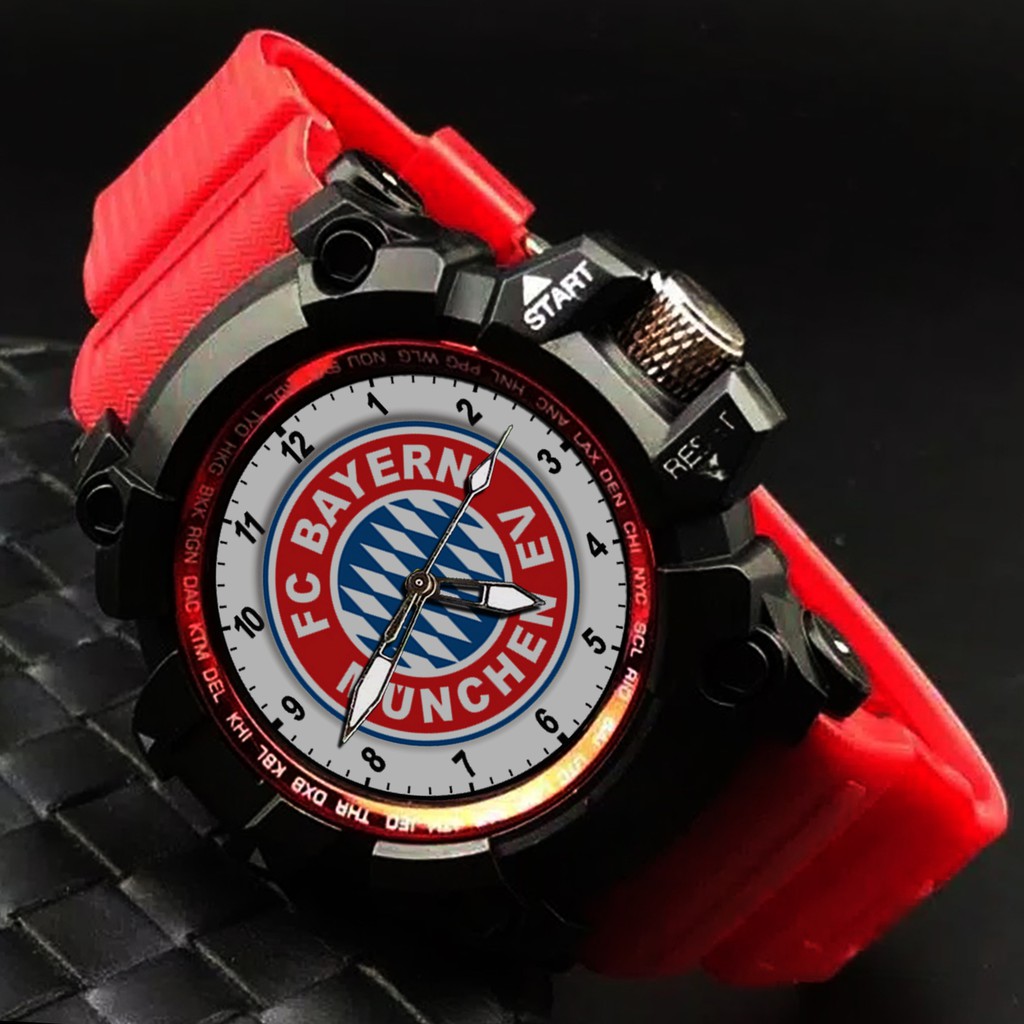 (EXCLUSIVE) JAM TANGAN BAYERN MUNCHEN 2 (STRAP WARNA)