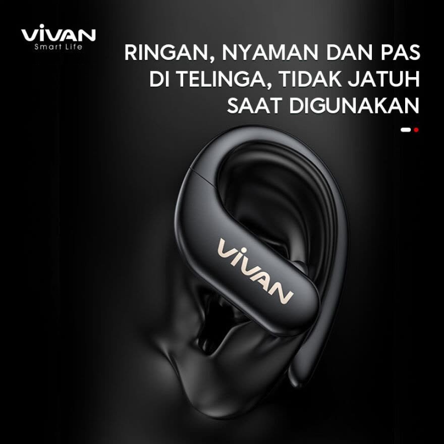 VIVAN Sport X Earphones Headset TWS Bluetooth 5.0 Waterproof IPX5 - Garansi Resmi 1 Tahun