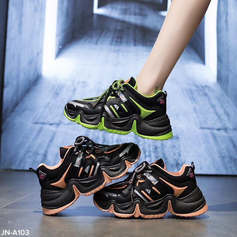 Fashion Wanita Sporty Highsole Sneakers #JN-A103 (SALE)