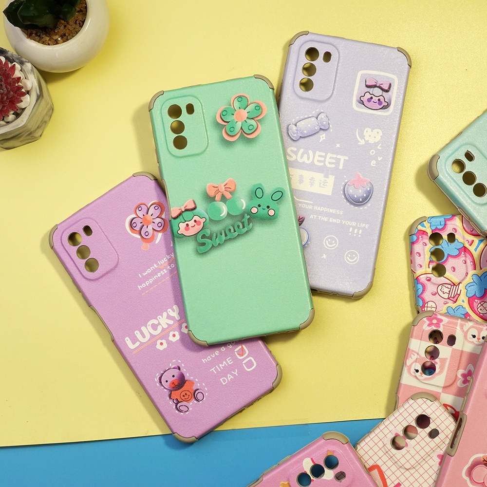 CASE GAMBAR OPPO A15 A16 A53 A54 F1S C21Y Y21S  NOTE 10 8 PRO 9 9PRO POCO M3 X3 CASE CUTE GAMBAR