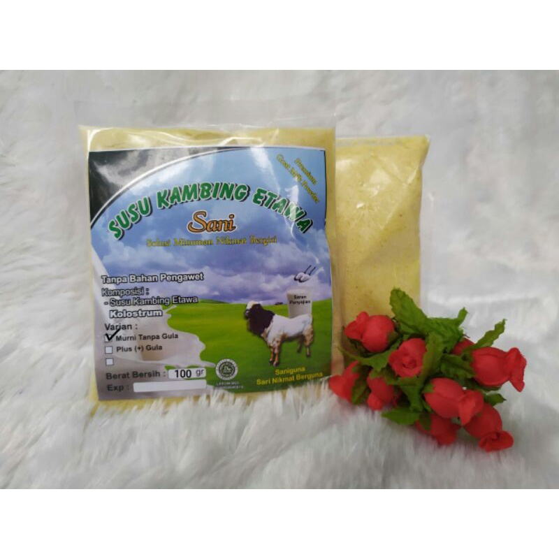 

Murni kolostrum kambing, 100% tanpa campuran 100g/1ons, kolostrum susu kambing