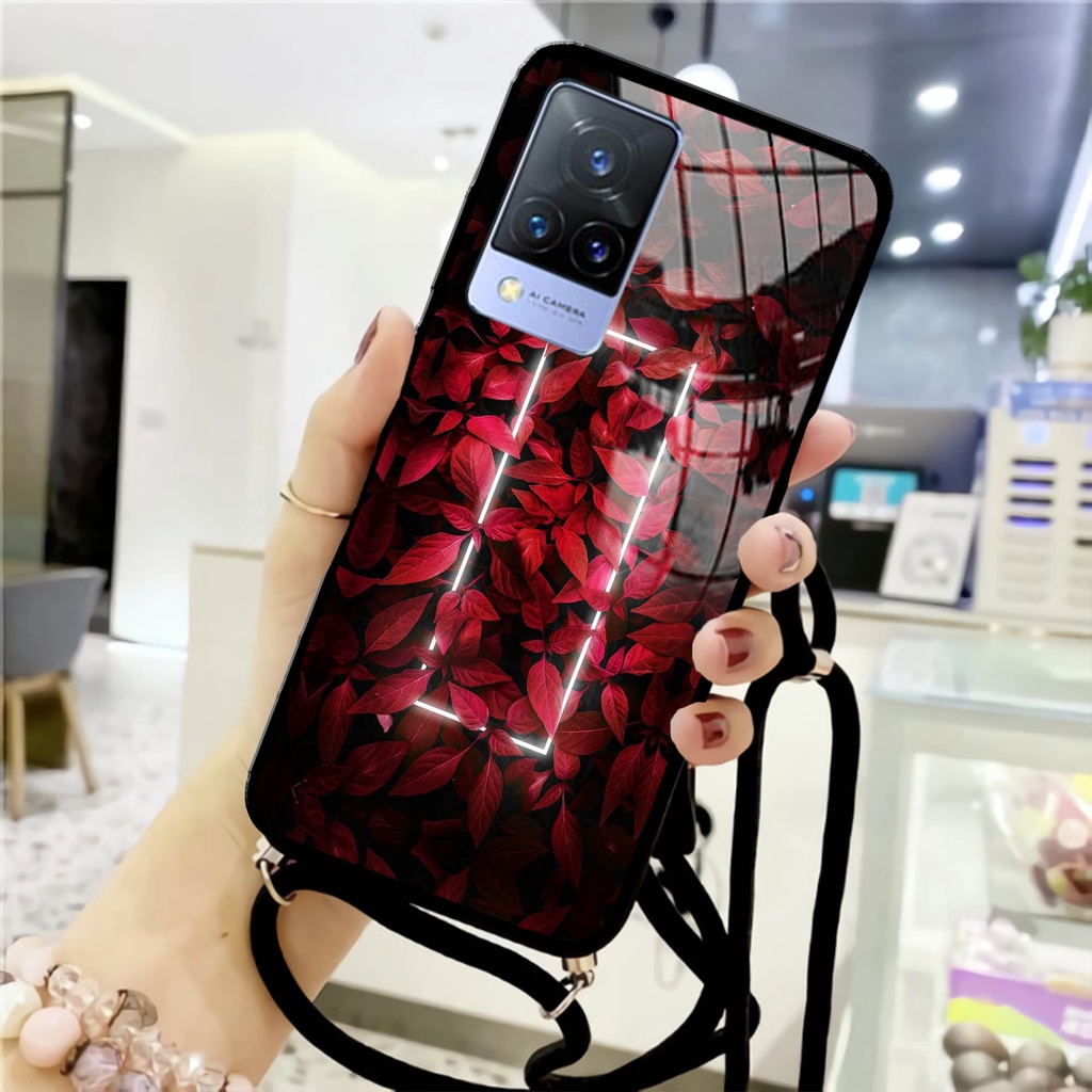 Softcase Kaca Tali For All Type Vivo V21 [KT 03] | Y12 - Y17 - Y15 - Y20 - Y12s - Y20s - Y30 -Y50 - 