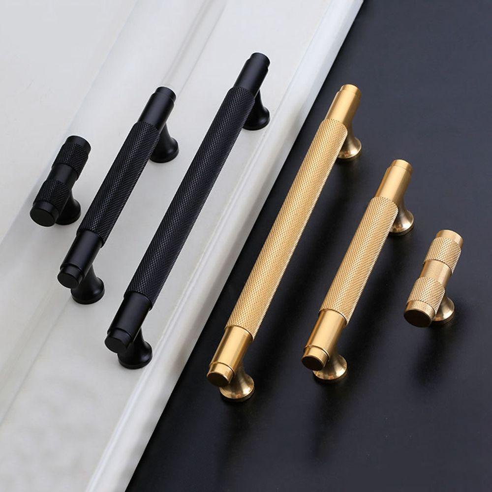 Nickolas1 Tarikan Pintu Gold Black Tarikan Lemari Handle Hardware Furniture Pintu Laci Lemari Handle