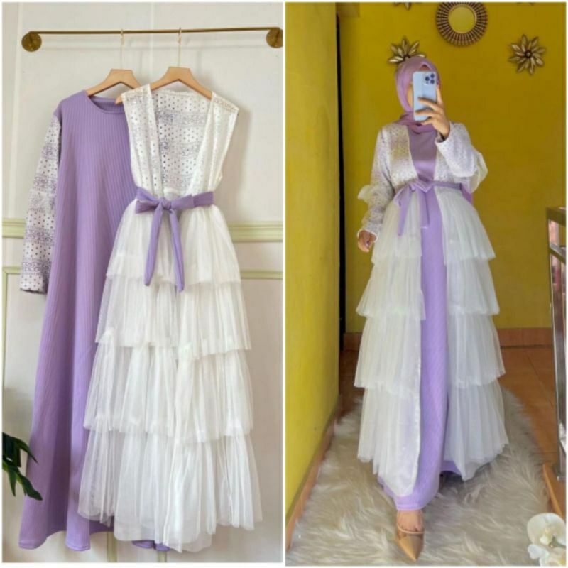 gamis papermea brukat