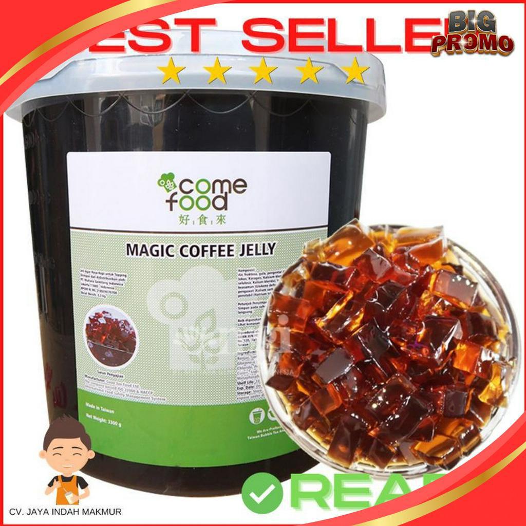 

MANTAP Magic Coffee Jelly Jeli Kopi Coffe Jeli Topping Taiwan 33kg