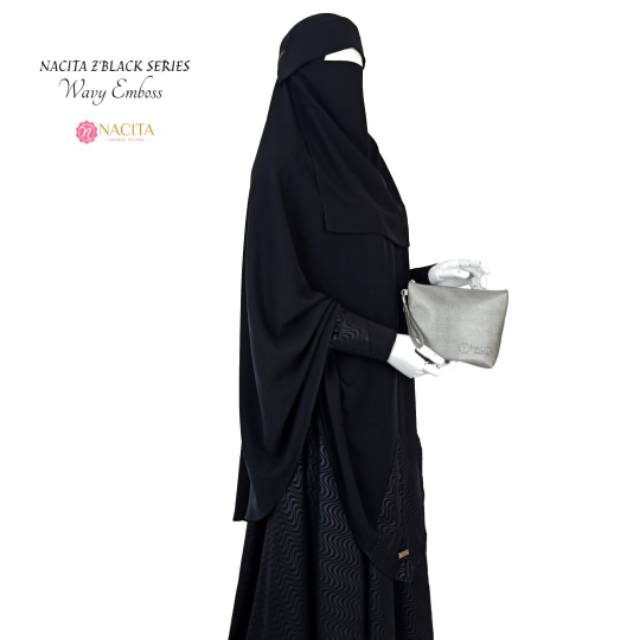 Nacita ZBlack Series Wavy/ JetBlack Gamis Set
