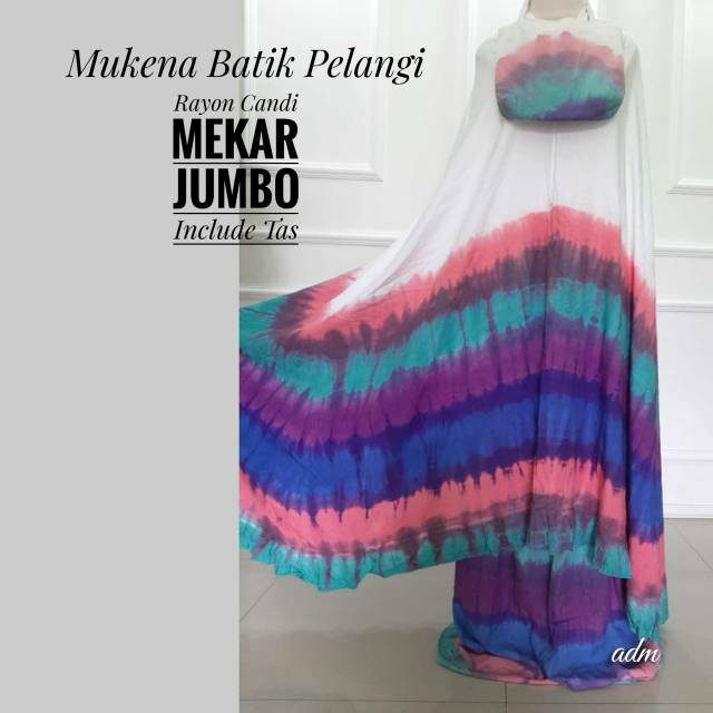 Mukena batik jumputan bali mukena batik terlaris mukena batik dewasa