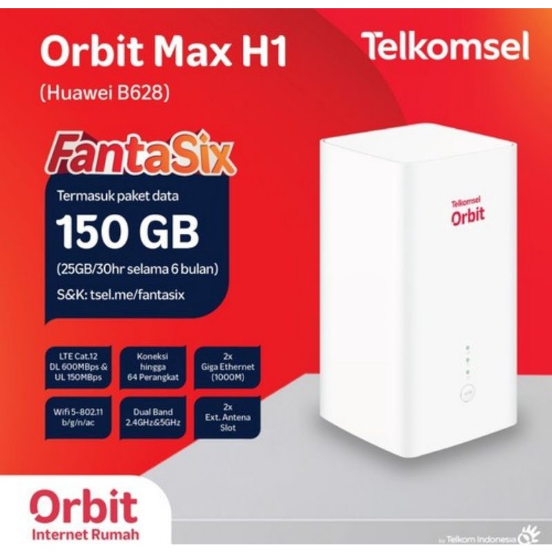 Modem Orbit Max H1 Huawei B628