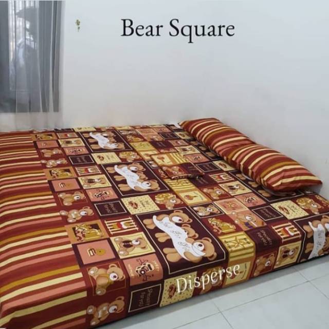 sprei BEAR coklat uk120