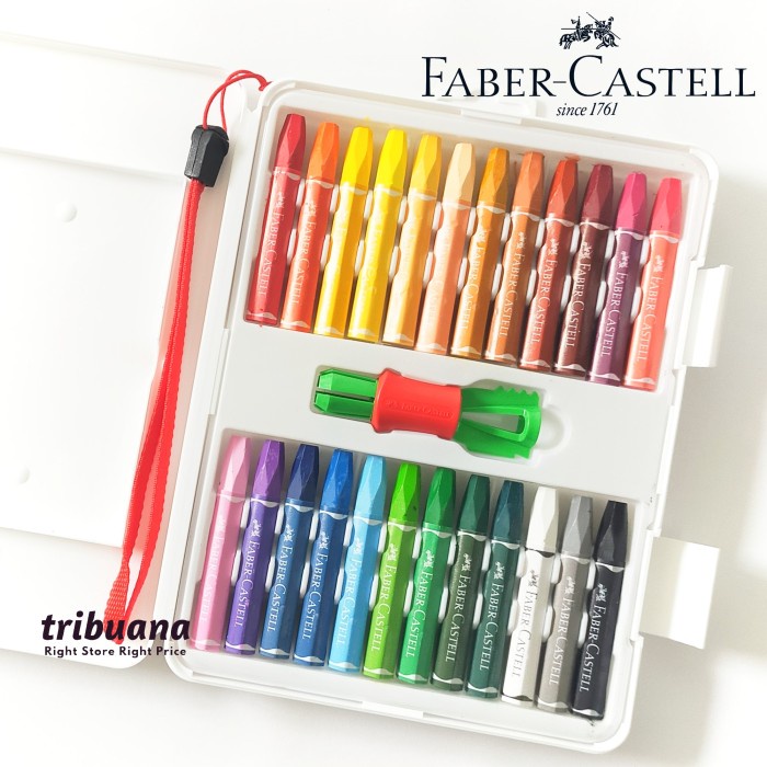 

PASTEL-DRY-OIL- OIL PASTEL HEXAGONAL/CRAYON 24 FABER CASTELL -OIL-DRY-PASTEL.