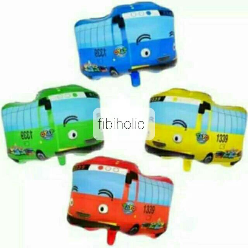 Balon foil tayo/Balon Bus Kecil Tayo