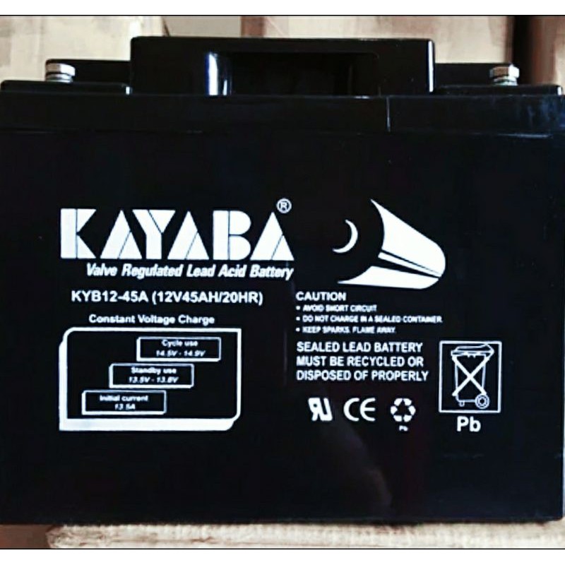 Aki/Baterai(Accu/Battery) Kering(MF) VRLA(UPS) 12V45Ah / 12V 45Ah Kayaba AGM Deep Cycle GEL (VRLA 12